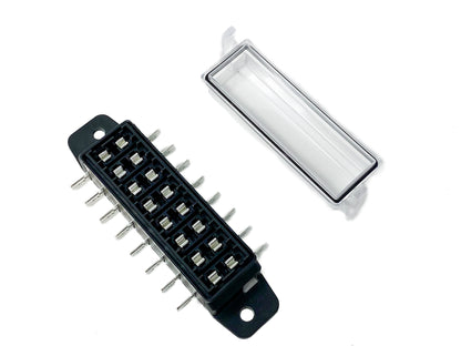 8 Blade Fuse Box (ATC/ATO) 12 Volt W/Cover 45 Amp 4 7/8 L x 1 5/8 W x 1 7/8 T