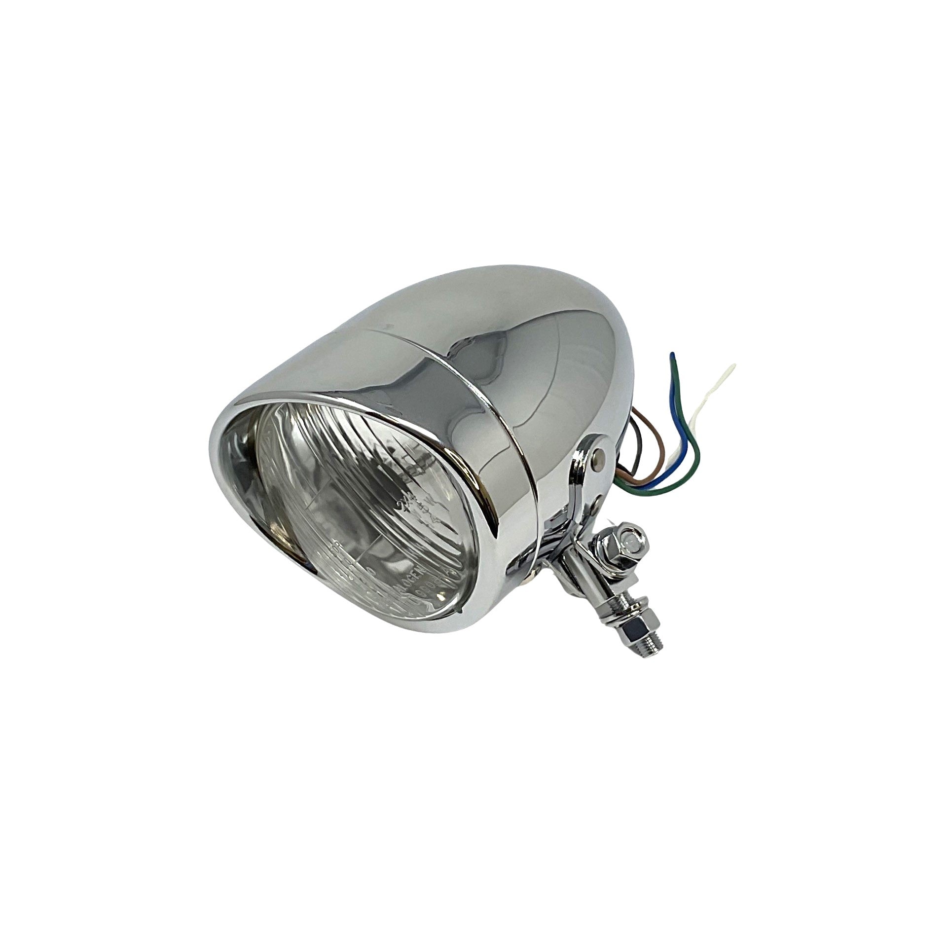 Latest Rage Chrome 4 Inch Headlight 60/55 Watt H4 Halogen - Each 941322