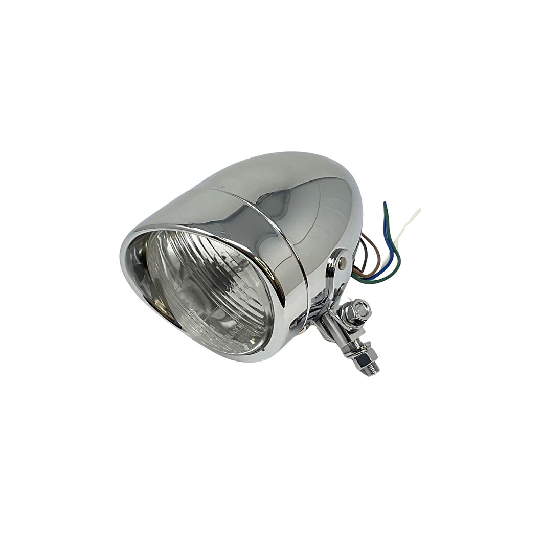 Latest Rage Chrome 4 Inch Headlight 60/55 Watt H4 Halogen - Each 941322