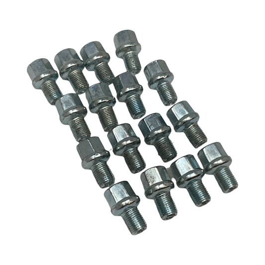 16 Pack of  M14 x 1.5 Ball Seat Lug Bolt with 19mm Head - 251601139