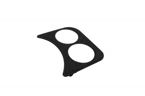 Empi Black 2 Hole Gauge Panel 2-1/16 Inch - 14-1007