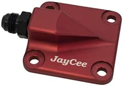 JayCee Red Billet -8AN Full Flow Oil Pump Cover - JC-2297-0