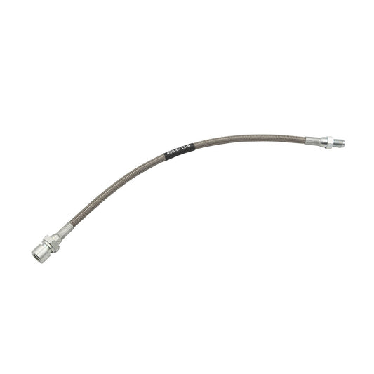 Empi 15in Braided Brake Hose Stainless 380mm Male Female Metric Bubble 98-6711-B