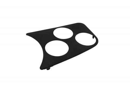 Empi Black 3 Hole Gauge Panel 2-1/16 Inch - 14-1001