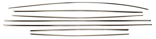 Empi 7 Piece Body Molding Kit for 68-72 VW Type 1 Beetle - 98-1059-B