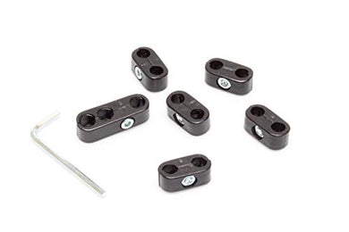 Empi Black Spark Plug Wire Separators - 6 Pieces - 8751