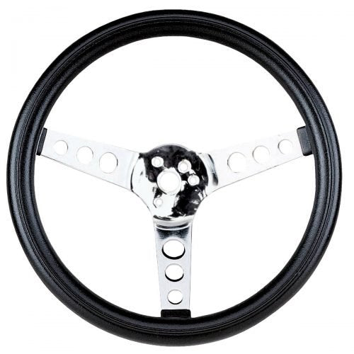 Empi 13-1/2in Foam Steering Wheel with 3-1/2in Dish - 3 Bolt Mount - 79-4110-0