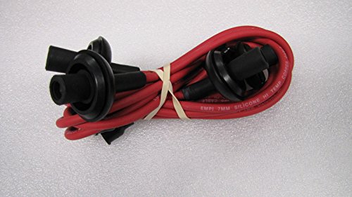 Empi Red Silicone 7mm Ignition Plug Wires for VW Type 1 Beetle - 9411