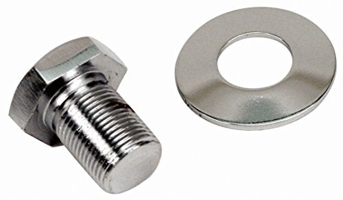 Empi Long Chrome Crank Pulley Bolt and Washer for VW Type 1 - 9118