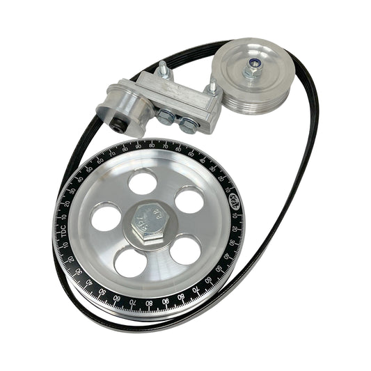 Scat Billet Serpentine Degree Pulley Kit for VW Type 1 - 80316