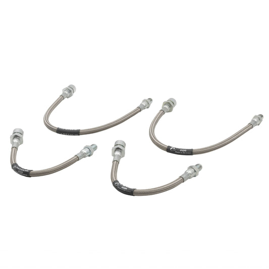 Empi Stainless Steel Brake Hose Kit for 1969-79 VW Beetle - 4 Piece 00-5587-0