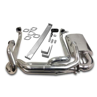 AA 1-5/8 Inch Stainless Sidewinder Exhaust System for VW Beetle - 251-58-SS