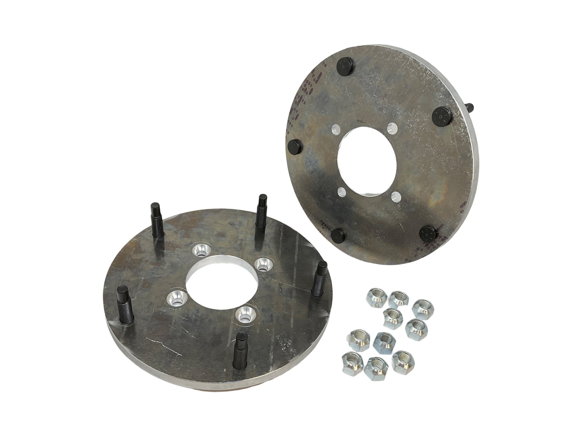 Wide 5 10.25 Wheel to 4x130mm Drum Billet 6061-T6 5/8 Wheel Adapters Pair