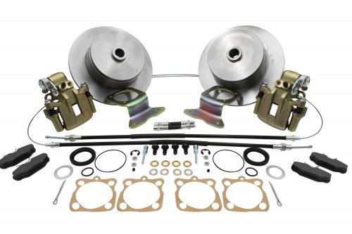 Rear Disc Brake Kit with E-Brake - Blank Rotors - For Swing Axle - 22-2918-0