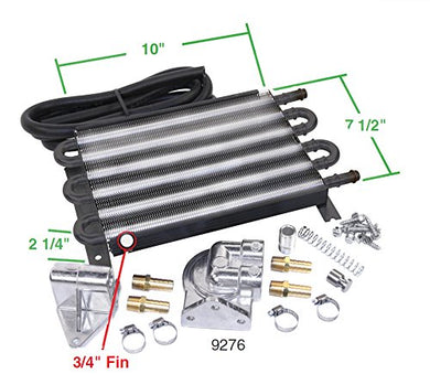 Empi Boxed 6-Pass Oil Cooler Kit with 1/2 Inch Barbed Ends - 9234