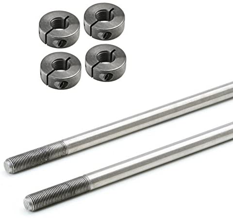 Front Trailing Arm Thru Rod Kit - 40.5 Inch Stock Width for VW Beam - 1727