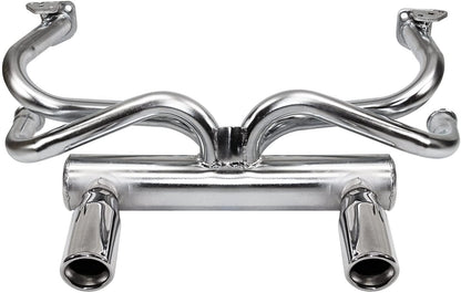 Chrome 2-Tip Exhaust Muffler for VW Type 1 Beetle - AC251420
