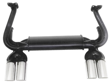 Empi 1-3/8 Inch 4 Tip GT Style Quiet Muffler Exhaust for VW Type 1 - 0034140