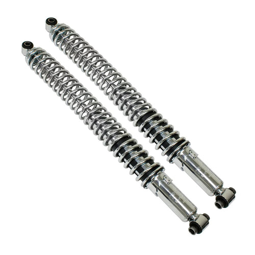 Empi 22 Inch Chrome Coil Over Shocks for Link Pin and Rear - Pair - 17-2819