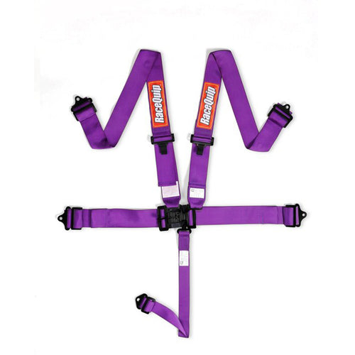 RaceQuip Latch and Link 5 Point SFI Safety Harness Purple 711051RQP