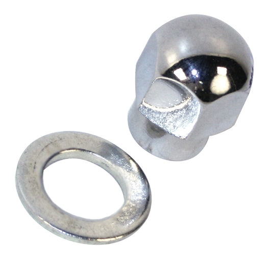 Empi Chrome Nut and Washer for Billet Alternator Pulley VW Type 1 - 16-9708