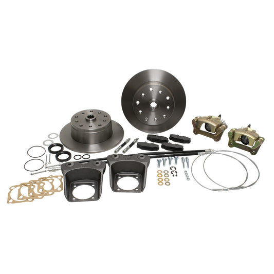 Empi 5x130/5x4.75 HD Rear Disc Brake Kit with E-brake for Swing Axle - 22-2912-F