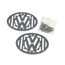 Load image into Gallery viewer, Billet Aluminum Gear Logo Style Horn Grill Pair for 1954-67 Beetle DC853641-VWG
