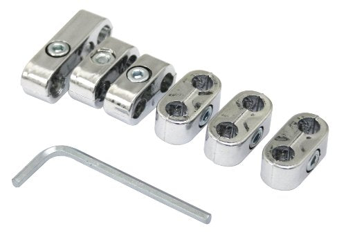Empi Chrome Spark Plug Wire Separators - 6 Pieces - 8747